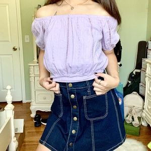 Francesca's Off-The-Shoulder Blouse